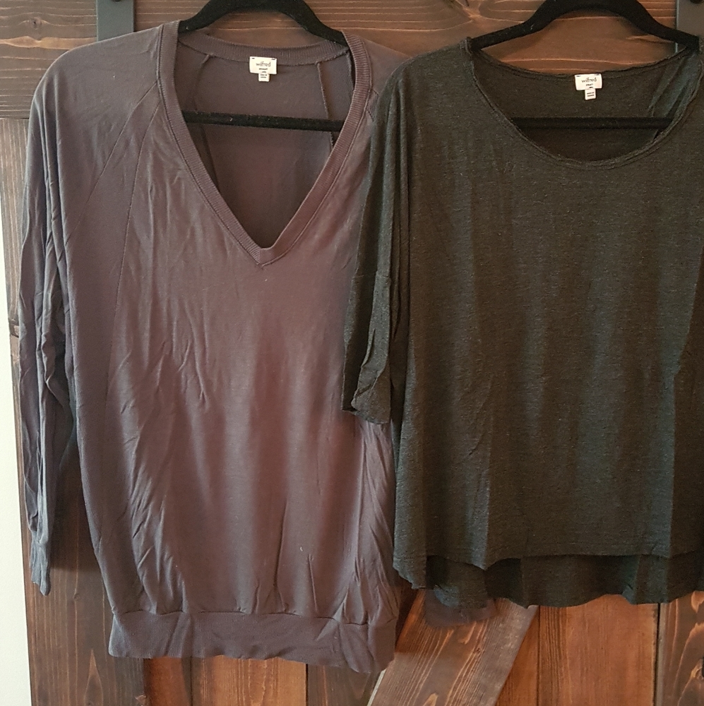 Wilfred mauve/grey purple top